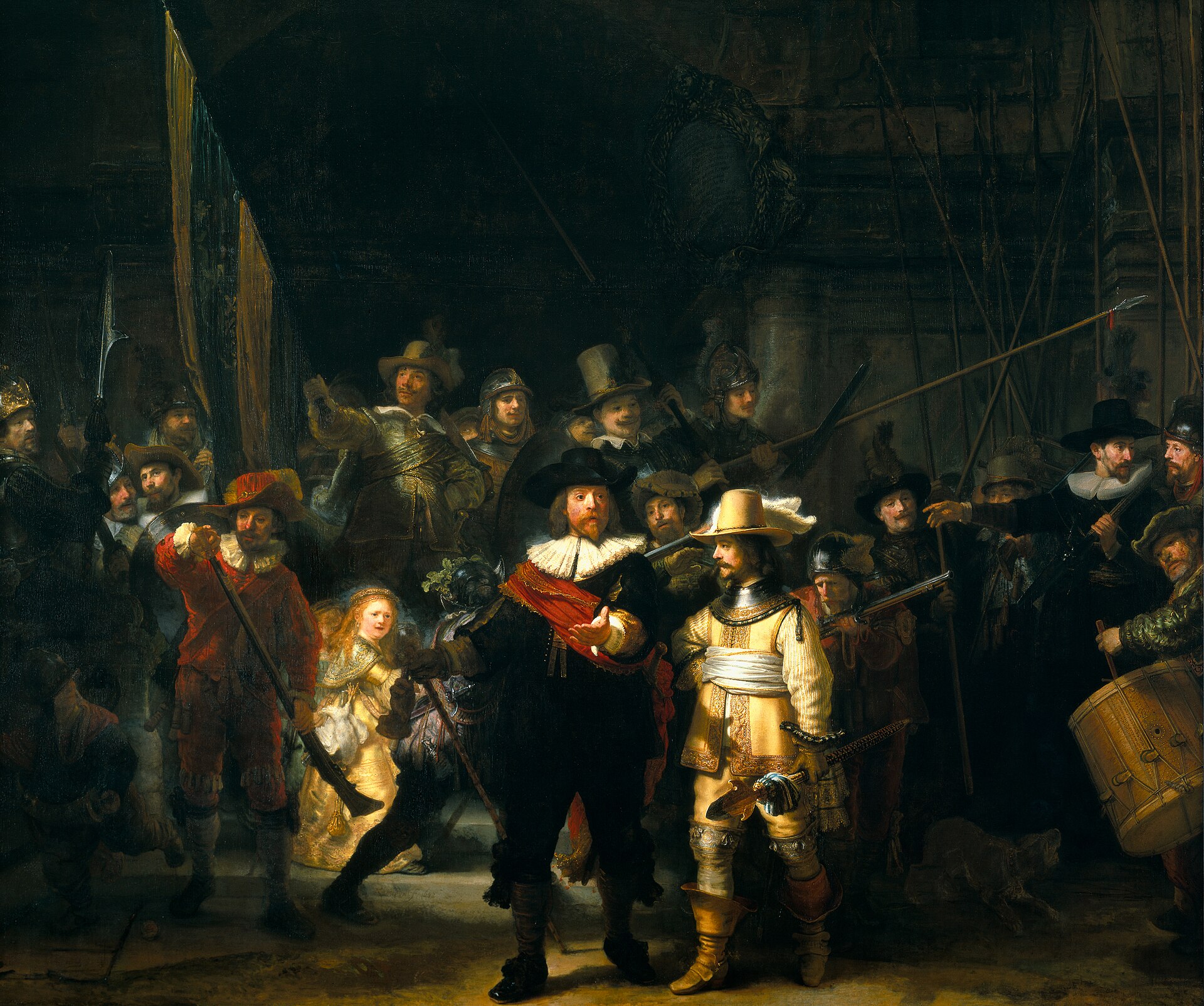 The Night Watch, Rembrandt van Rijn